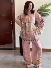 Enjoy New Floral  Kurta Pant set with amazing print Work
